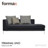  formax フォルマックス TERMINAL UNO ターミナルウノ カウチソファ 3Pソファ 3人掛け ファブリック（本体）：9ランク クッション3点付属 デザイン：estic R&D 