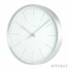 JUNGHANS ユンハンス Max Bill by Junghans Wall Clock 367 6046 00・367 6047 00 クォーツ時計 Φ30cm デザイン：マックス・ビル