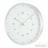 JUNGHANS ユンハンス Max Bill by Junghans Wall Clock 367 6046 00・367 6047 00 クォーツ時計 Φ30cm デザイン：マックス・ビル