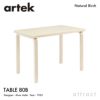 Artek アルテック TABLE 80B テーブル 80B サイズ：100×60cm 厚み 4cm 4本脚 カラー：３色 デザイン：アルヴァ・アアルト