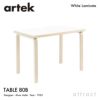 Artek アルテック TABLE 80B テーブル 80B サイズ：100×60cm 厚み 4cm 4本脚 カラー：３色 デザイン：アルヴァ・アアルト