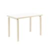 Artek アルテック TABLE 80B テーブル 80B サイズ：100×60cm 厚み 4cm 4本脚 カラー：３色 デザイン：アルヴァ・アアルト