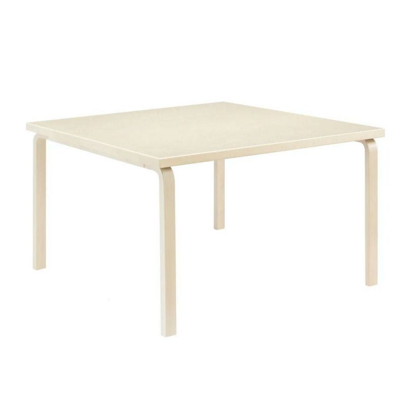 Artek アルテック TABLE 84 テーブル 84 サイズ：120×120cm 厚み 4cm 4本脚 カラー：３色 デザイン：アルヴァ・アアルト  | アトラクト・オンラインショップ