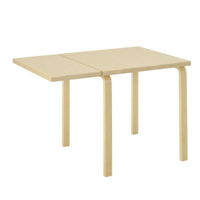 Artek アルテック DROP-LEAF TABLE DL81C ドロップリーフ テーブル DL81C サイズ：W79 / 112.5cm 厚み  4cm 4本脚 カラー：３色 デザイン：アルヴァ・アアルト | アトラクト・オンラインショップ