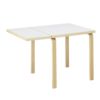 Artek アルテック DROP-LEAF TABLE DL81C ドロップリーフ テーブル 81C サイズ：W79 / 112.5cm 厚み 4cm 4本脚 カラー：３色 デザイン：アルヴァ・アアルト