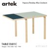 【特別モデル】 Artek アルテック DROP-LEAF TABLE DL81C ドロップリーフ テーブル 81C サイズ：W79 / 112.5cm 厚み 4cm 4本脚 ツートンカラー：３色 デザイン：アルヴァ・アアルト