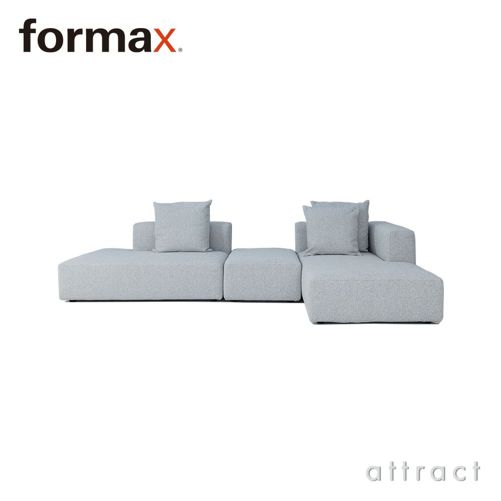 formax フォルマックス JOIN ジョイン 2PS カウチソファ（左側背） + 片肘ロングシートソファ（左） + オットマンS 3人掛け