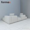 formax フォルマックス JOIN ジョイン 2PS カウチソファ（左側背） + 片肘ロングシートソファ（左） + オットマンS 3人掛け