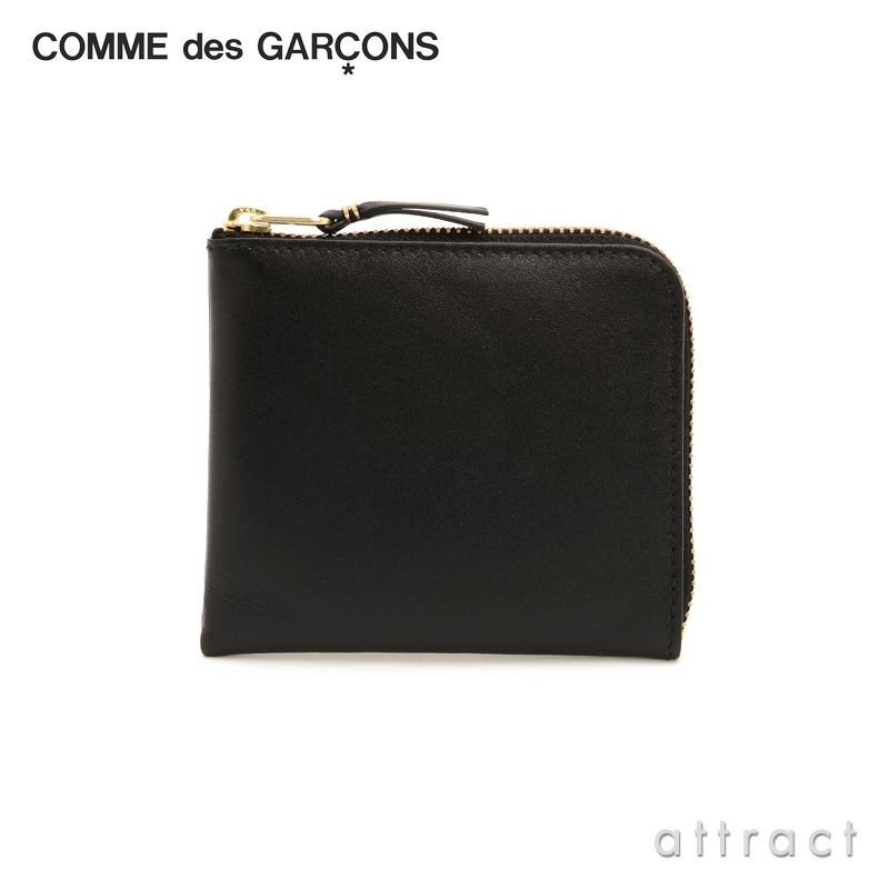 Comme des Garcons コム デ ギャルソン Pocket ポケット Wallets ウォレット Classic クラシック Classic Leather Line L字ジップ ウォレット コインケース 財布 （SA 3100）