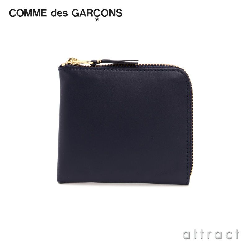 Comme des Garcons コム デ ギャルソン Pocket ポケット Wallets ウォレット Classic クラシック Classic Leather Line L字ジップ ウォレット コインケース 財布 （SA 3100）
