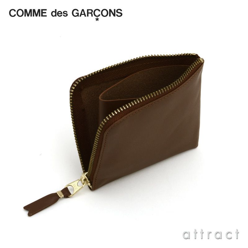 Comme des Garcons コム デ ギャルソン Pocket ポケット Wallets ウォレット Classic クラシック Classic Leather Line L字ジップ ウォレット コインケース 財布 （SA 3100）