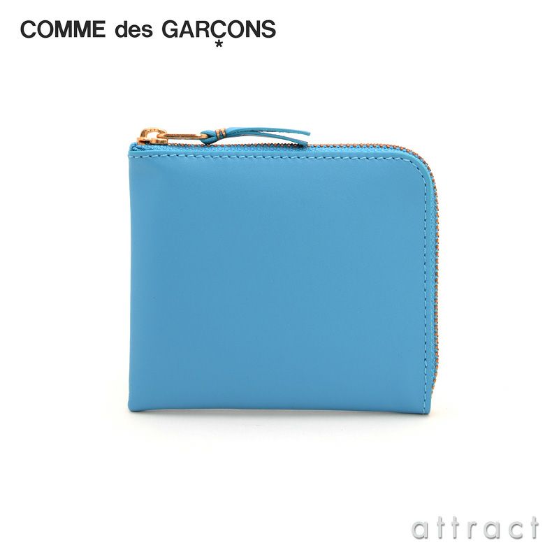 Comme des Garcons コム デ ギャルソン Pocket ポケット Wallets ウォレット Colour カラー Classic Leather Line L字ジップ ウォレット コインケース 財布 （SA 3100）