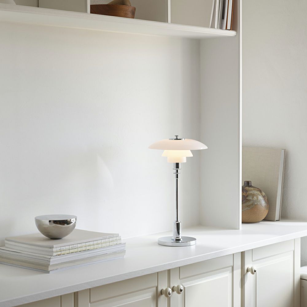 ouis Poulsen ルイスポールセン PH 2/1 Portable Table ポータブル テーブルランプ スタンドライト Φ200mm カラー：シルヴァー・クローム