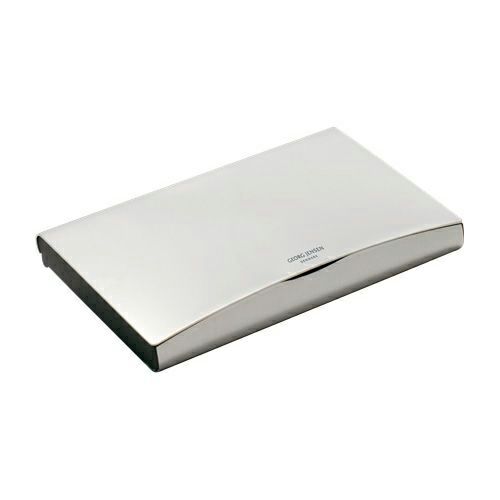 GEORG JENSEN ジョージ・ジェンセン Card Holder カードホルダー 名刺入れ カードケース カラー：シルバー デザイン：紺野 弘道