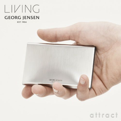 GEORG JENSEN ジョージ・ジェンセン Card Holder カードホルダー 名刺入れ カードケース カラー：シルバー デザイン：紺野 弘道