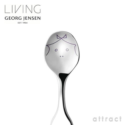 GEORG JENSEN ジョージ・ジェンセン Alfredo アルフレッド Twist Family ツイストファミリー カトラリーセット 4本入り カラー：シルバー デザイン：アルフレッド・ハベリ