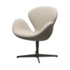 FRITZ HANSEN フリッツ・ハンセン SWAN スワンチェア 3320 ラウンジチェア Hallingdal 65 ハリンダル カラー：ライトグレー（113） ベース：ウォームグラファイト（180） 粉体塗装仕上げ デザイン：アルネ・ヤコブセン