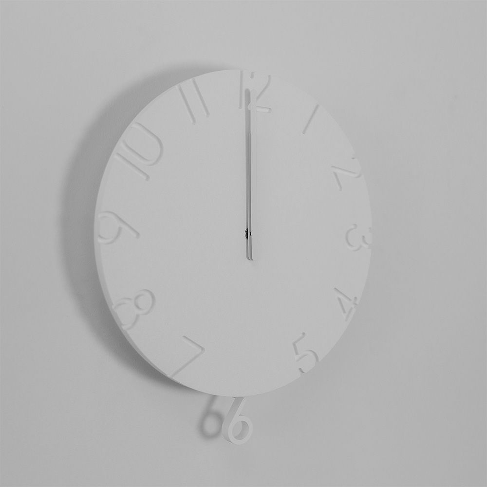 Lemnos レムノス CARVED SWING カーヴド スウィング NTL15-11 ウォールクロック 壁掛け時計 振り子時計 デザイン：寺田 尚樹