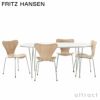 FRITZ HANSEN フリッツ・ハンセン SERIES 7 セブンチェア 3107 チェア ナチュラルウッド カラー：ウォルナット ベースカラー：ブラウンブロンズ粉体塗装 デザイン：アルネ・ヤコブセン