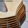 FRITZ HANSEN フリッツ・ハンセン SERIES 7 セブンチェア 3107 チェア ナチュラルウッド カラー：ウォルナット ベースカラー：ブラウンブロンズ粉体塗装 デザイン：アルネ・ヤコブセン