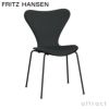 FRITZ HANSEN フリッツ・ハンセン SERIES 7 セブンチェア 3107 チェア フロントパディング カラードアッシュ カラー：ブラック 張地：Christianshavn クリスチャンハウン ファブリックカラー：グレー（1173） ベースカラー：ブラック粉体塗装 デザイン：アルネ・ヤコブセン