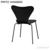 FRITZ HANSEN フリッツ・ハンセン SERIES 7 セブンチェア 3107 チェア フロントパディング カラードアッシュ カラー：ブラック 張地：Christianshavn クリスチャンハウン ファブリックカラー：グレー（1173） ベースカラー：ブラック粉体塗装 デザイン：アルネ・ヤコブセン