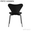 FRITZ HANSEN フリッツ・ハンセン SERIES 7 セブンチェア 3107 チェア フロントパディング カラードアッシュ カラー：ブラック 張地：Christianshavn クリスチャンハウン ファブリックカラー：グレー（1173） ベースカラー：ブラック粉体塗装 デザイン：アルネ・ヤコブセン