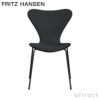 FRITZ HANSEN フリッツ・ハンセン SERIES 7 セブンチェア 3107 チェア フロントパディング カラードアッシュ カラー：ブラック 張地：Christianshavn クリスチャンハウン ファブリックカラー：グレー（1173） ベースカラー：ブラック粉体塗装 デザイン：アルネ・ヤコブセン