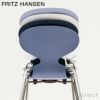 FRITZ HANSEN フリッツ・ハンセン ANT アリンコチェア 3101 チェア 4本脚 カラードアッシュ カラー：ブラック ベースカラー：クローム仕上げ