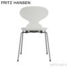 FRITZ HANSEN フリッツ・ハンセン ANT アリンコチェア 3101 チェア 4本脚 カラードアッシュ カラー：ホワイト ベースカラー：クローム仕上げ