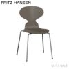 FRITZ HANSEN フリッツ・ハンセン ANT アリンコチェア 3101 チェア 4本脚 カラードアッシュ カラー：ディープクレイ ベースカラー：クローム仕上げ