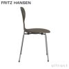 FRITZ HANSEN フリッツ・ハンセン ANT アリンコチェア 3101 チェア 4本脚 カラードアッシュ カラー：ディープクレイ ベースカラー：クローム仕上げ