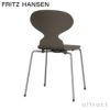 FRITZ HANSEN フリッツ・ハンセン ANT アリンコチェア 3101 チェア 4本脚 カラードアッシュ カラー：ディープクレイ ベースカラー：クローム仕上げ