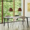 FRITZ HANSEN フリッツ・ハンセン ANT アリンコチェア 3101 チェア 4本脚 カラードアッシュ カラー：ディープクレイ ベースカラー：クローム仕上げ