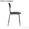 FRITZ HANSEN フリッツ・ハンセン ANT アリンコチェア 3101 チェア 4本脚 カラードアッシュ カラー：ブラック ベースカラー：ブラック粉体塗装仕上げ デザイン：アルネ・ヤコブセン