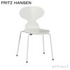 FRITZ HANSEN フリッツ・ハンセン ANT アリンコチェア 3101 チェア 4本脚 カラードアッシュ カラー：ホワイト ベースカラー：ホワイト粉体塗装仕上げ