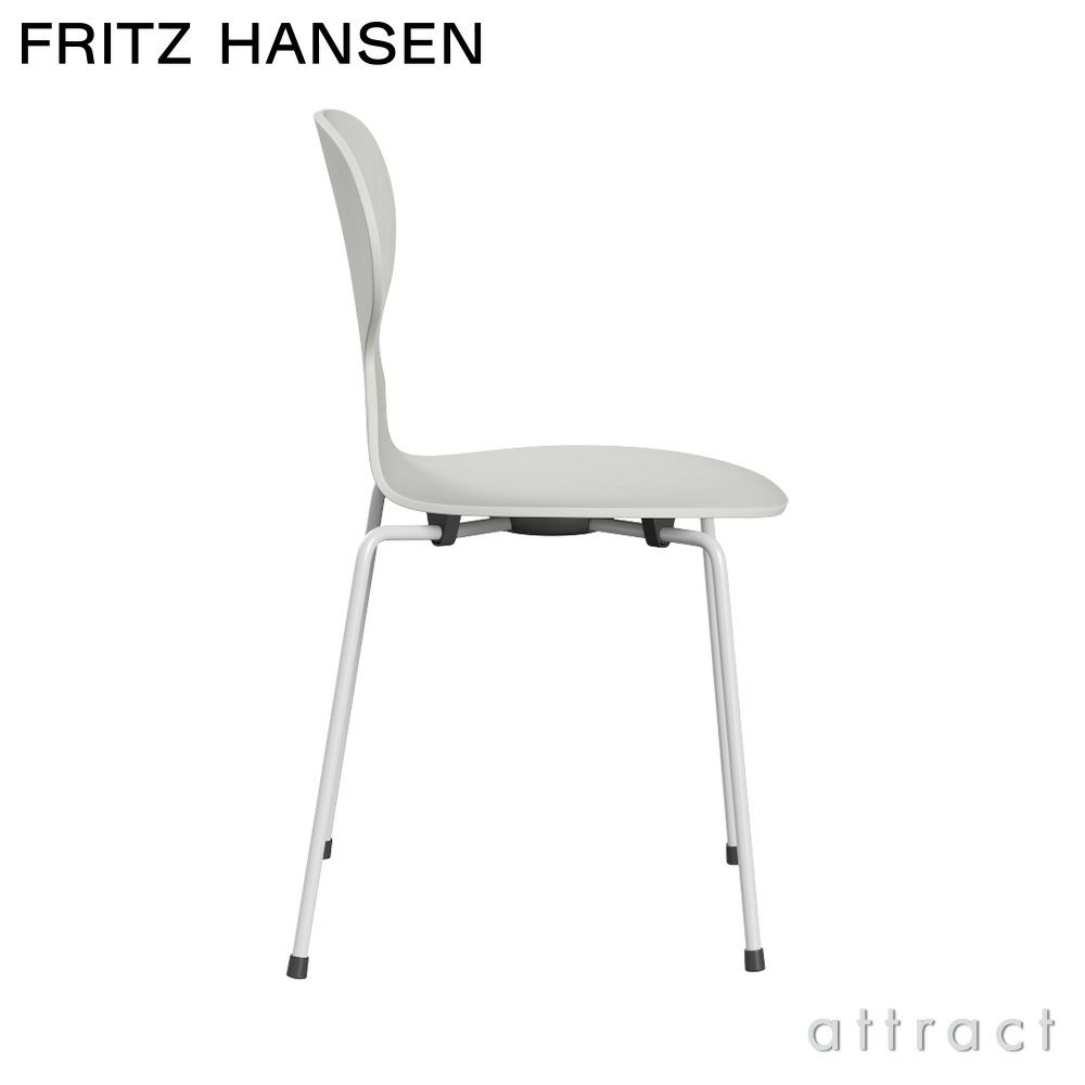 FRITZ HANSEN フリッツ・ハンセン ANT アリンコチェア 3101 チェア 4本脚 カラードアッシュ カラー：ホワイト ベースカラー：ホワイト粉体塗装仕上げ