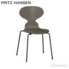 FRITZ HANSEN フリッツ・ハンセン ANT アリンコチェア 3101 チェア 4本脚 カラードアッシュ カラー：ディープクレイ ベースカラー：ブラウンブロンズ粉体塗装仕上げ