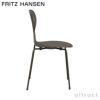 FRITZ HANSEN フリッツ・ハンセン ANT アリンコチェア 3101 チェア 4本脚 カラードアッシュ カラー：ディープクレイ ベースカラー：ブラウンブロンズ粉体塗装仕上げ