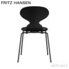 FRITZ HANSEN フリッツ・ハンセン ANT アリンコチェア 3101 チェア フロントパディング 4本脚 カラードアッシュ カラー：ブラック 張地：Christianshavn クリスチャンハウン ファブリックカラー：グレー（1173） ベースカラー：ブラック粉体塗装