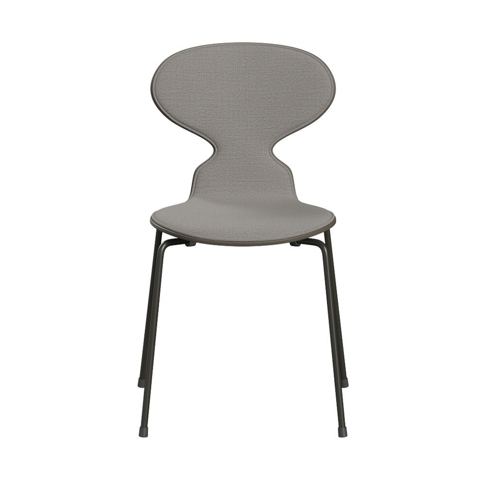 FRITZ HANSEN フリッツ・ハンセン ANT アリンコチェア 3101 チェア フロントパディング 4本脚 カラードアッシュ カラー：ディープクレイ 張地：Christianshavn クリスチャンハウン ファブリックカラー：ベージュ（1121） ベースカラー：ブラウンブロンズ粉体塗装