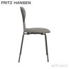 FRITZ HANSEN フリッツ・ハンセン ANT アリンコチェア 3101 チェア フロントパディング 4本脚 カラードアッシュ カラー：ディープクレイ 張地：Christianshavn クリスチャンハウン ファブリックカラー：ベージュ（1121） ベースカラー：ブラウンブロンズ粉体塗装