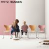 FRITZ HANSEN フリッツ・ハンセン ANT アリンコチェア 3101 子供用チェア カラードアッシュ カラー：ミッドナイトブルー ベースカラー：クローム仕上げ