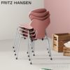 FRITZ HANSEN フリッツ・ハンセン ANT アリンコチェア 3101 子供用チェア カラードアッシュ カラー：ミッドナイトブルー ベースカラー：クローム仕上げ