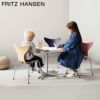 FRITZ HANSEN フリッツ・ハンセン ANT アリンコチェア 3101 子供用チェア カラードアッシュ カラー：ミッドナイトブルー ベースカラー：クローム仕上げ