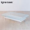 ligne roset リーン・ロゼ RosetScoop ロゼスクープ センターテーブル コーヒーテーブル サイズ：W120cm 強化ガラス