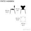 FRITZ HANSEN フリッツ・ハンセン GRAND PRIX CHILDREN'S CHAIR グランプリチェア 子供用チェア 3130 カラードアッシュ カラー：ミッドナイトブルー ベースカラー：クローム仕上げ デザイン：アルネ・ヤコブセン