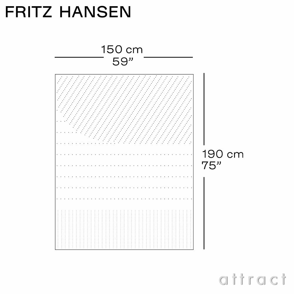 FRITZ HANSEN フリッツ・ハンセン RUG ラグ ドット 150×190cm