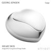 GEORG JENSEN ジョージ・ジェンセン HEART Bonbonniere ボンボニエール アクセサリー ボックス Lサイズ ステンレス製