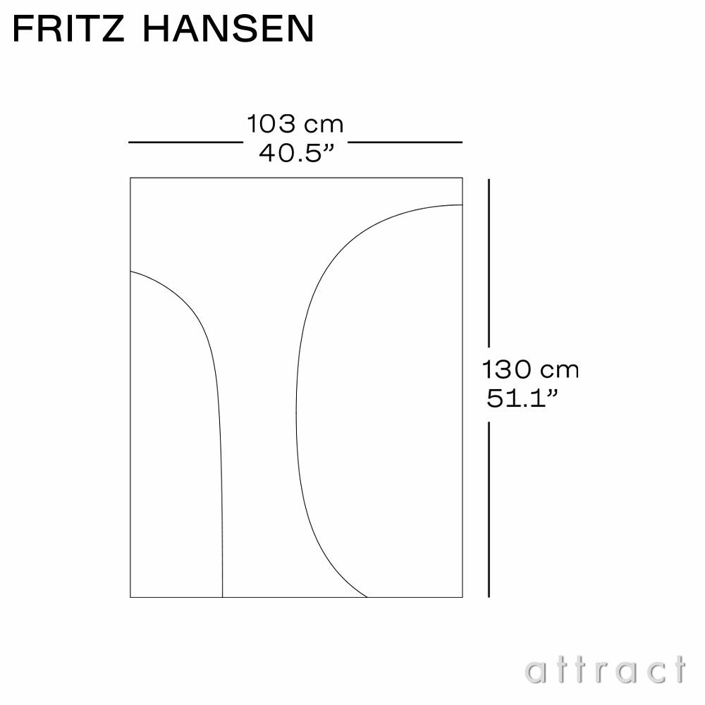 FRITZ HANSEN フリッツ・ハンセン RUG ラグ BALANCE バランス 103×130cm